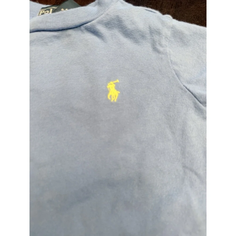 Ralph Lauren tshirt light blue 9 month Polo baby